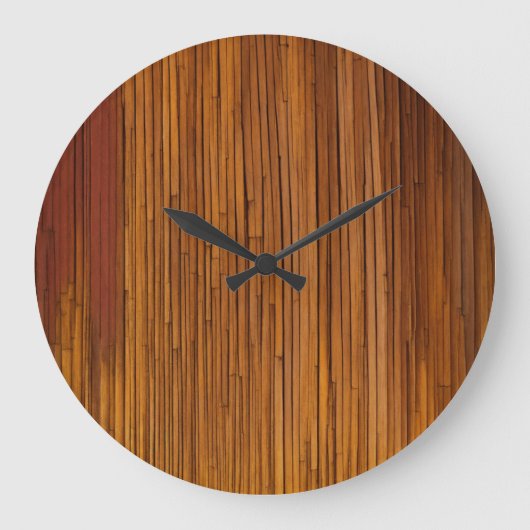 手作りの木時計 ラージ壁時計 (正面)