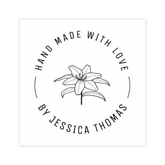 手作りの植物用ゴム印 ラバースタンプ (インプリント)