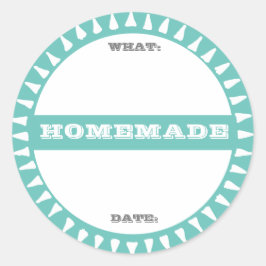 手作りの瓶に貼るパステルカラーの可愛いラベル ラウンドシール