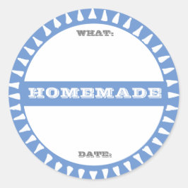 手作りの瓶に貼るパステルカラーの可愛いラベル ラウンドシール