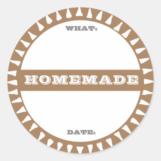 手作りの瓶に貼るパステルカラーの可愛いラベル ラウンドシール (正面)