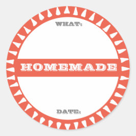 手作りの瓶に貼るパステルカラーの可愛いラベル ラウンドシール