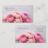 手作りの紙母 コーリングカード (正面/裏面)