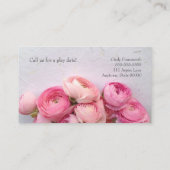 手作りの紙母 コーリングカード (裏面)