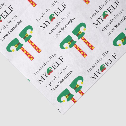 手作りの贈り物を小妖精や小人名で作った 薄葉紙 (詳細)