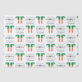 手作りの贈り物を小妖精や小人名で作った 薄葉紙 (正面)