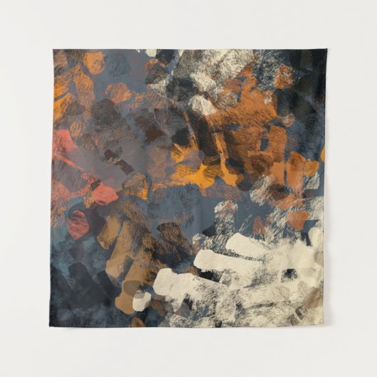 手作りの超現実的な抽象芸術パターン。モダン芸術的 タペストリー (正面)