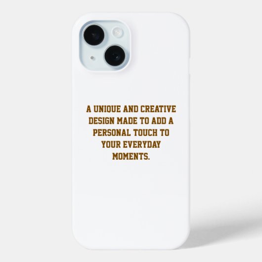 手作りのBarely There iPhone 15ケース Case-Mate iPhoneケース (裏面)