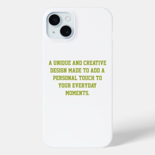 手作りのBarely There iPhone 15 Plusケース Case-Mate iPhoneケース (裏面)