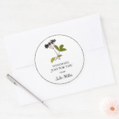 手作りはあなたのためのエルダーベリーラベル ラウンドシール (封筒)