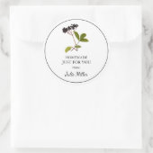 手作りはあなたのためのエルダーベリーラベル ラウンドシール (バッグ)