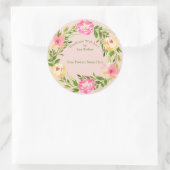 手作りアイテムバラリース赤面センター ラウンドシール (バッグ)