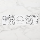 手作りアプリコットジャムラップラのまわりにベル ペットボトルラベル (シングルラベル)