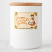 手作りアプリコットプレザース – ヴィンテージ フードラベル (正面)