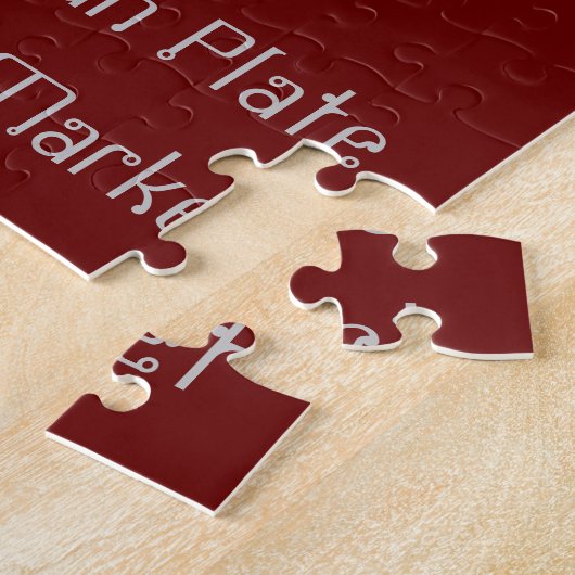 手作りアルメニアドセラミックプレート ジグソーパズル (側面)