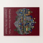 手作りアルメニアドセラミックプレート ジグソーパズル (横)