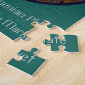 手作りアルメニアドセラミックプレート ジグソーパズル (側面)