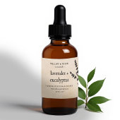 手作りアロマセラピーエッセンシャル油クラフトベージュ 長方形シール