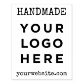 手作りウェブサイトビジネスロゴのカスタム ラバースタンプ (インプリント)