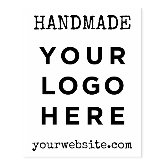 手作りウェブサイトビジネスロゴのカスタム ラバースタンプ (インプリント)