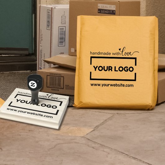 手作りウェブサイトビジネスロゴカスタムゴム ラバースタンプ