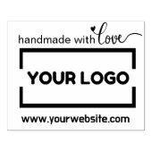 手作りウェブサイトビジネスロゴカスタムゴム ラバースタンプ (インプリント)