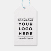 手作りウェブサイトビジネスロゴカスタム製品 ギフトタグ (正面)
