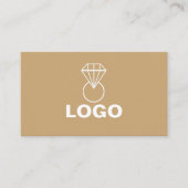 手作りエレガントジュエリーまたはジュエリー設計者 名刺 (正面)