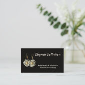 手作りエレガントジュエリーメーカーの名刺 名刺 (スタンド正面)