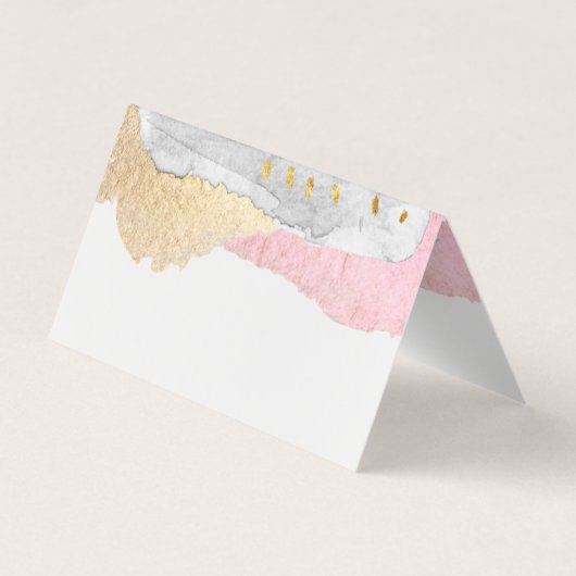 手作りエレガントジュエリー&ビーズありがとう 名刺 (裏面)