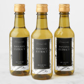 手作りエレガントバナナ抽出ラベルのスケッチ ワインラベル (ボトル)