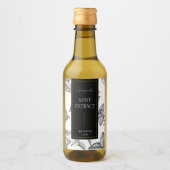 手作りエレガントミント抽出ラベルのスケッチ ワインラベル (正面)