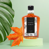 手作りエレガントメープルシロップのラベルをスケッチ ワインラベル