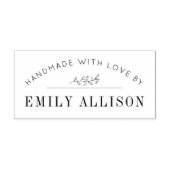 手作りエレガント植物編集可能 セルフインキングスタンプ (デザイン)