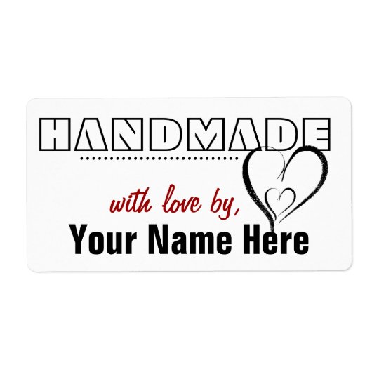 手作りカスタムラベル ラベル (正面)