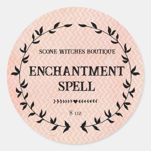 手作りカスタム魔女製品自家製キャンドルソープ ラウンドシール (正面)