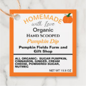 手作りカボチャQRコード背面 フェイバータグ (正面)