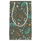 手作りカラフルのクリスマスフローラ スモールペーパーバッグ (正面)