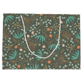 手作りカラフルのクリスマスフローラ ラージペーパーバッグ (裏面)