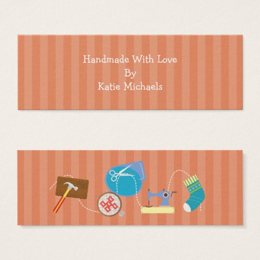 手作りカードミニ (正面&裏面)