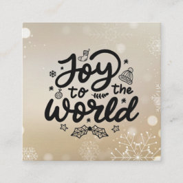 手作りカード用カードインサートクリスマス スクエア名刺