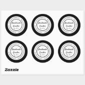 手作りキャンドルのラベル ラウンドシール (シート)