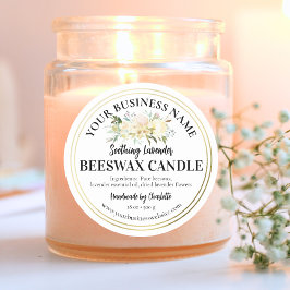 手作りキャンドル製品ジャーススモールビジネス ラウンドシール