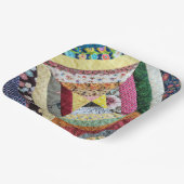 手作りキルトパターン ペーパープレート (傾斜あり)