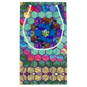 手作りキルト スモールペーパーバッグ (裏面)