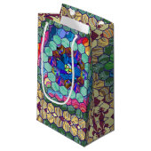 手作りキルト スモールペーパーバッグ (正面アングル)