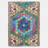 手作りキルト スローブランケット (正面縦)