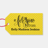 手作りギフトラベル ギフトタグ (裏面横)