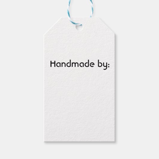 手作りギフトラベル、クラフトラベル ギフトタグ (正面)
