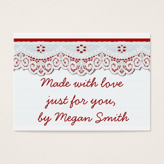 手作りギフト囲いラベルヴィンテージレトロな外観 (正面)